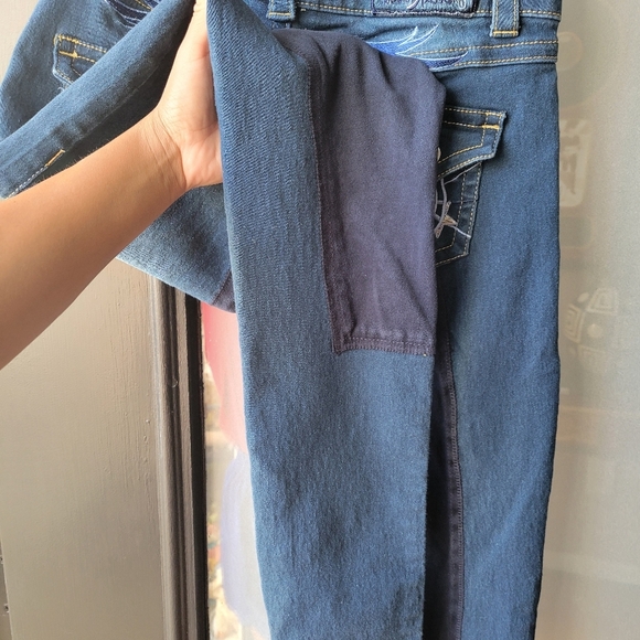 2KGray Riding Jeans Women's Size 26 Embroidered and Embellished Back Pockets - Picture 10 of 13